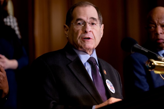 Image: Rep. Jerry Nadler, D-N.Y., speaks during a press conference on Capitol hill on Feb. 26, 2019.