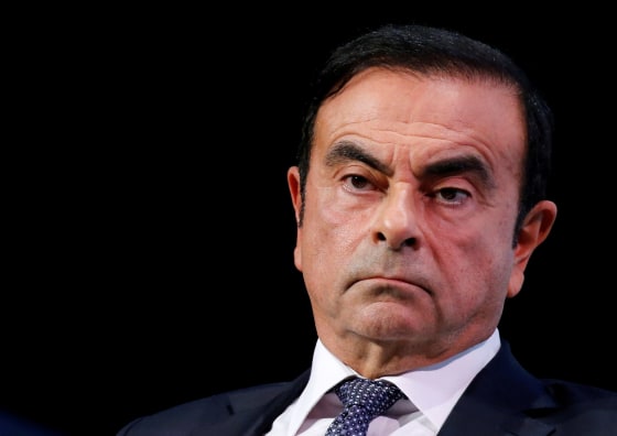 Image: FILE PHOTO - Carlos Ghosn, chairman and CEO of the Renault-Nissan-Mitsubishi Alliance, attends the Tomorrow In Motion event on the eve of press day at the Paris Auto Show, in Paris