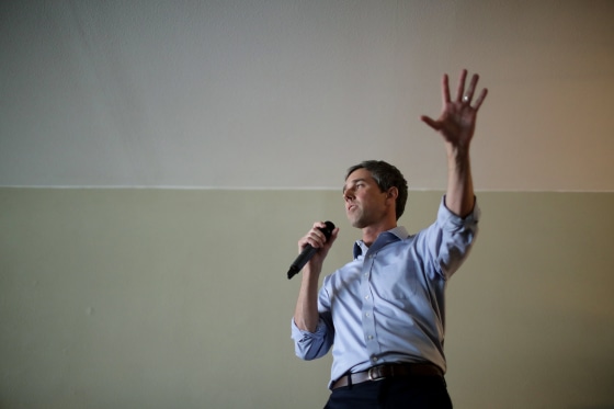 Image: Beto O'Rourke Begins First Campaign Swing In Iowa As A Presidential Candidate
