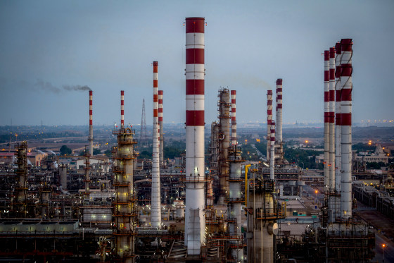 Image: The Persian Gulf Star Co. gas refinery in Bandar, Iran, on Jan. 9, 2019.