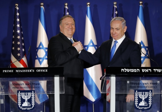 Image: Mike Pompeo, Benjamin Netanyahu