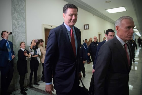Image: James Comey arrives to testify during a closed House Judiciary Committee meeting on Capitol Hill on Dec. 17, 2018.
