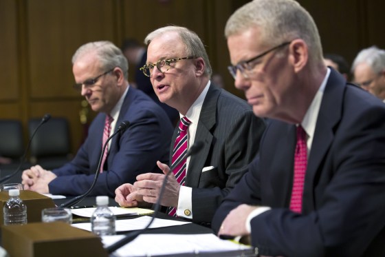 Image: Robert Sumwalt, Calvin Scovel, Daniel Elwell