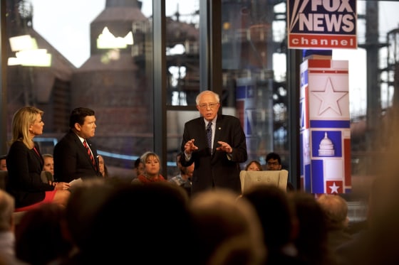 Image: Bernie Sanders FOX News Town Hall