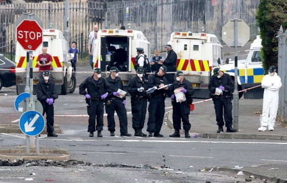 Image: BRITAIN-NIRELAND-UNREST