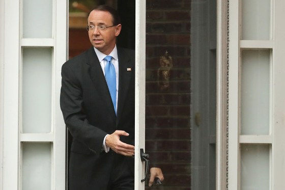Image: FILE: Rod Rosenstein Resigns As Deputy Attorney General