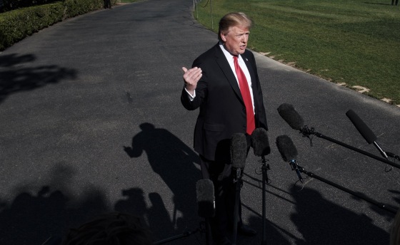 Image: President Trump Departs White House For Wisconsin Rally