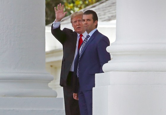 Image: Donald Trump and Donald Trump Jr.