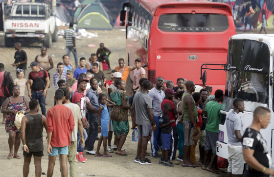 Image: Panama migrants