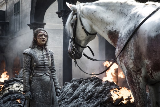 Image: Maisie Williams in season 8, episode 5 of HBO's \"Game of Thrones.\"