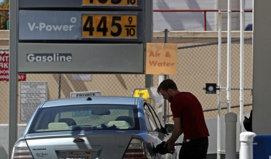 Soaring gasoline prices peak just in time for Memorial Day weekend