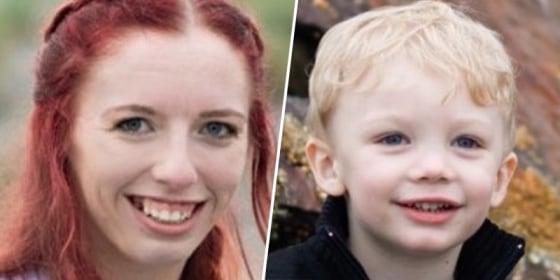 Karissa Alyn Fretwell and her three-year-old son, Billy.