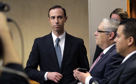 Image: Texas Secretary of State David Whitley arrives for his confirmation hearing in Austin on Feb. 7, 2019.