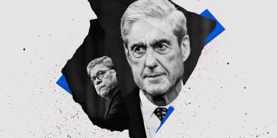 Image: Attorney General William Barr and Special Counsel Robert Mueller.