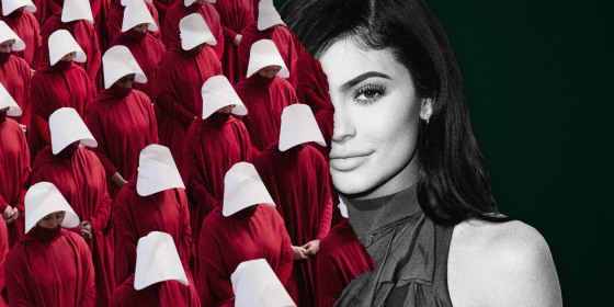 Image: Kylie Jenner is facing backlash for a \"Handmaids Tale\"-themed party.
