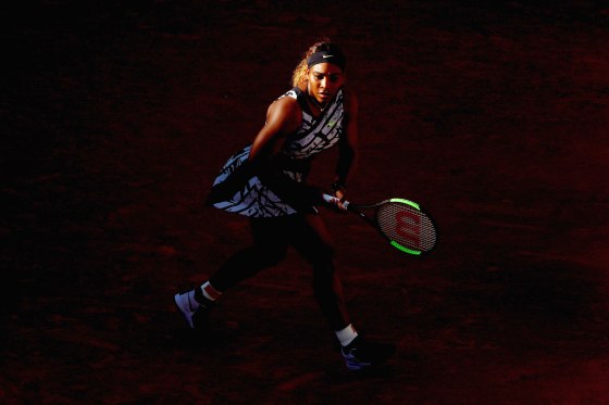Image: Serena Williams during the French Open in Paris on June 1, 2019.