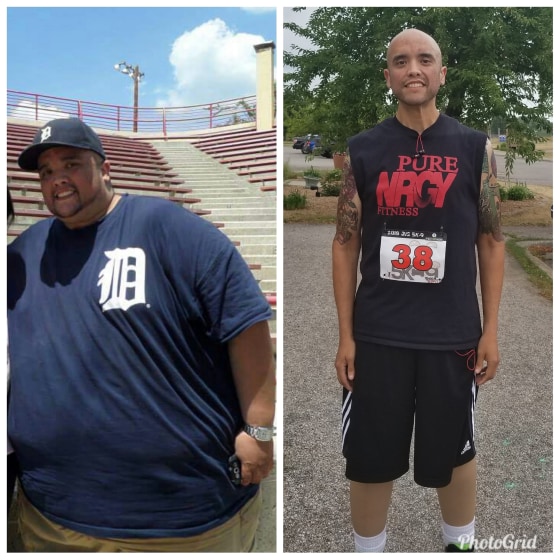 How to lose over 400 pounds and run a marathon Man shares tips