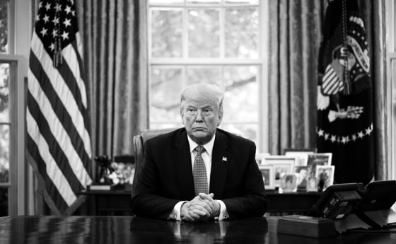 Image: President Donald Trump in the Oval Office on June 25, 2019.