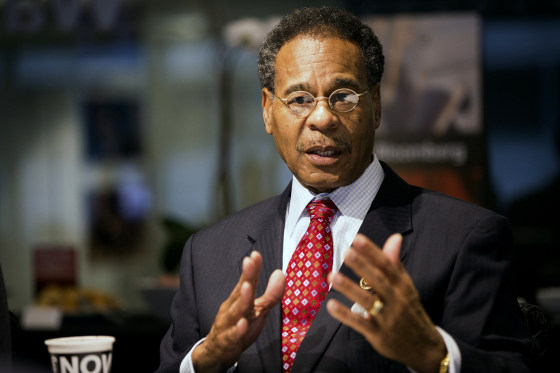 Image: Rep. Emanuel Cleaver, D-Mo., speaks during an interview in Washington on March 25, 2015.