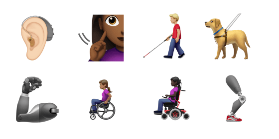 Image: Apple has introduced disability emojis to be released in Fall 2019.
