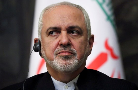 Image: Iranian counterpart Mohammad Javad Zarif in Moscow