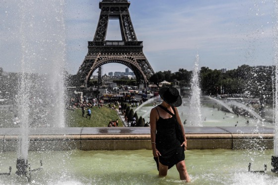 Image: France hot weather