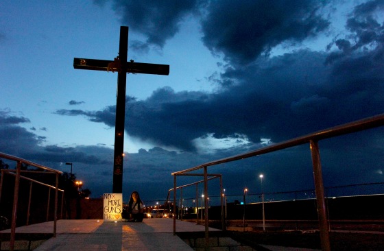Image: A vigil for the victims of an El Paso mass shooting in Ciudad Juarez, Mexico, on Aug. 3, 2019.