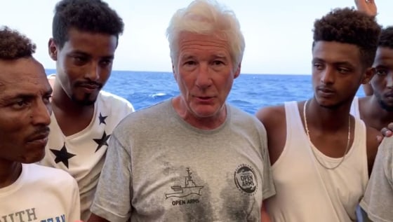 Hollywood star Richard Gere speaks out to support migrants stranded on  rescue ship