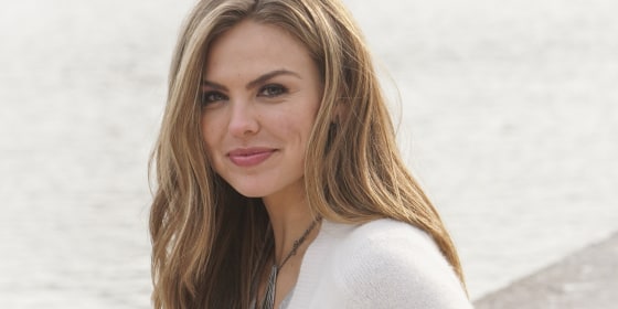 princess polly baby blue dress Former Bachelorette star Hannah Brown shares photo that makes fans think  she's pregnant main image 1