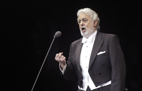 Tenor Placido Domingo performs in 2017.