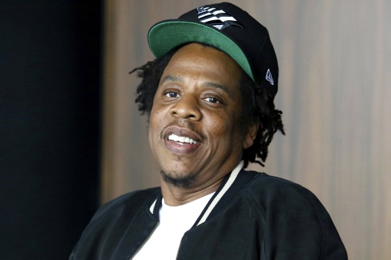 Image: Jay-Z speaks at a press conference in New York on July 23, 2019.
