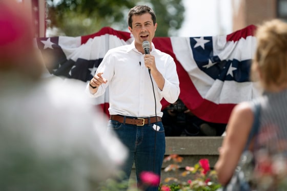 Image: US-POLITICS-VOTE-IOWA-BUTTIGIEG
