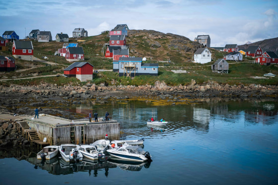 Image: The town of Kulusuk in Greenland