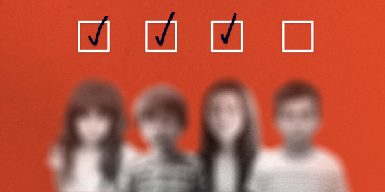 Image: At least a million children were left out of the census in 2010.