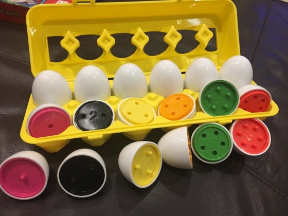 Counting eggs hot sale toy