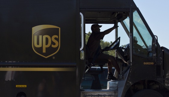 Image: UPS driver