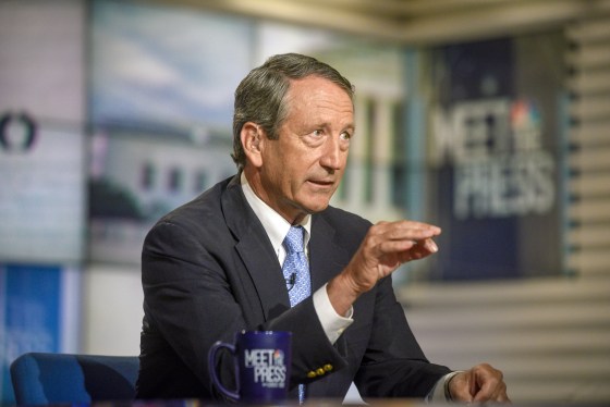Former Rep. Mark Sanford appears on \"Meet the Press\" on Aug. 18, 2019.