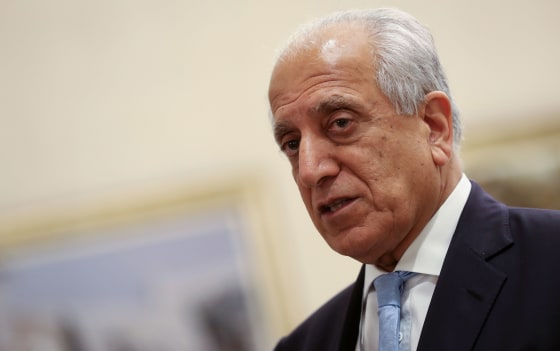 Image: U.S. Special Representative for Afghanistan Reconciliation Zalmay Khalilzad attends the Intra Afghan Dialogue talks in the Qatari capital Doha
