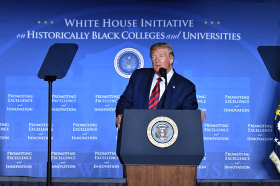 Trump announces support for certain historically black colleges