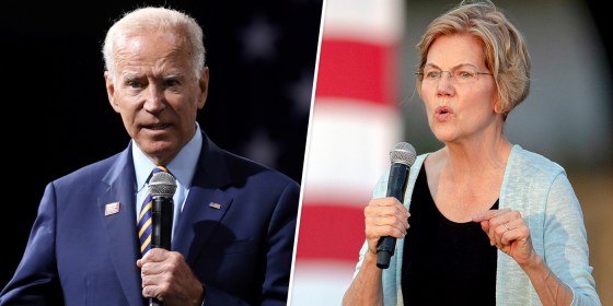 Image: Joe Biden Elizabeth Warren