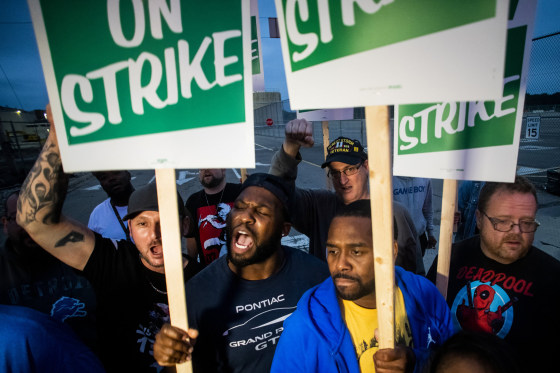 Image: GM, UAW auto strike