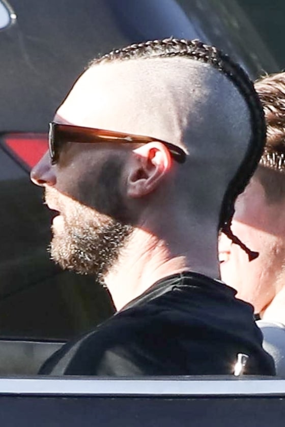 Adam Levine Got Bleached Cornrows and They Are Certainly a Choice