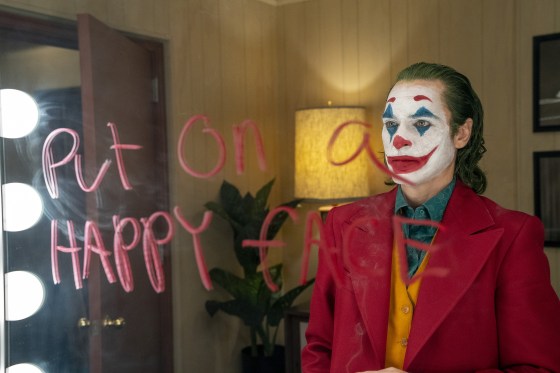 Joaquin Phoenix as Arthur Fleck in \"Joker\".