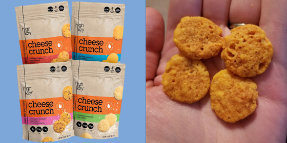 These cheesy snacks are crunchy and satisfying.