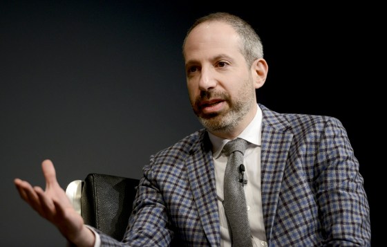 Image: Noah Oppenheim speaks at a panel discussion at The Newseum in Washington in 2016.