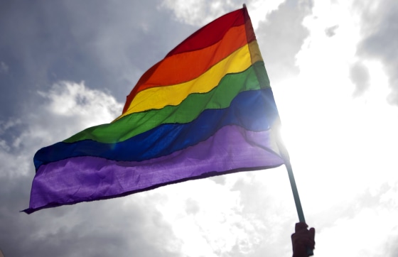 Image: Rainbow Flag, Colombia Gay Pride Parade