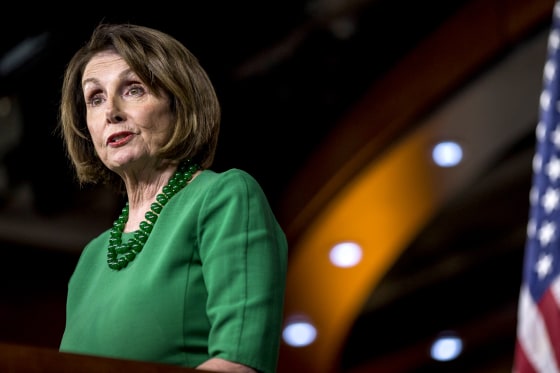Image: House Speaker Nancy Pelosi speaks at a news conference on Capitol Hill on Oct. 15, 2019.