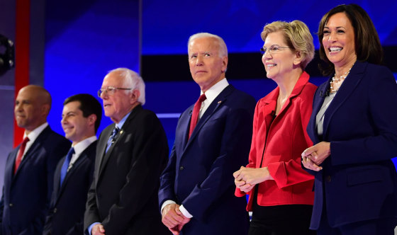 Image: Democratic primary debate