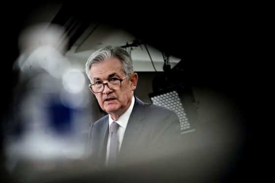 Image: Federal Reserve Chairman Jerome Powell speaks at a news conference in Washington on Sept. 18, 2019.