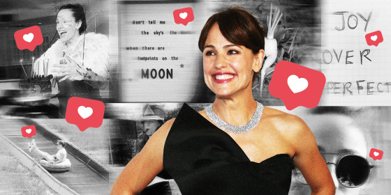 Image: Jennifer Garner and photos from her Instagram.